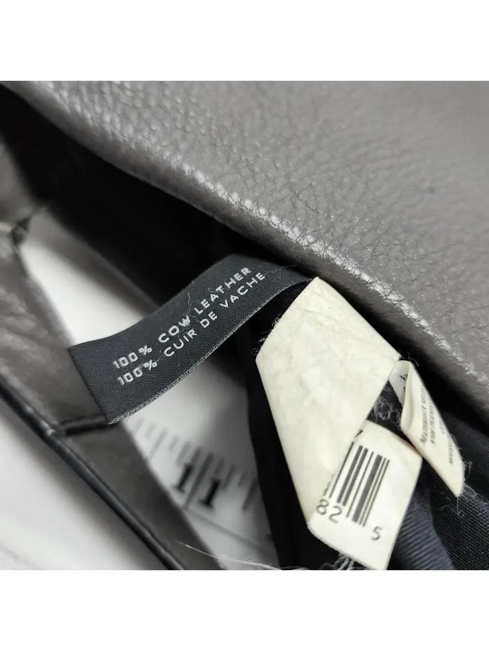 Marc by Marc Jacobs Gray Pebbled Leather Hobo Shoulder Bag